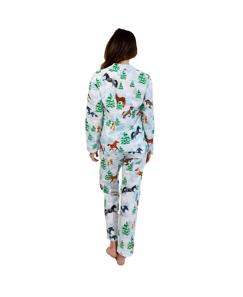 Sant and Abel Women's Skydog Wild & Free Long Pj Set