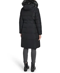 Cole Haan Women's Trim Hood Zip-Front Puffer Coat