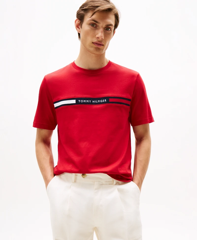 Tommy Hilfiger Men's Chest Insert Logo Short Sleeve T-Shirt
