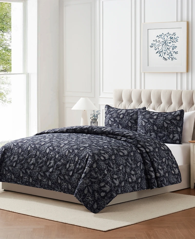 Seventh Studio Merry Sketched 2-Pc. Quilt Set, Twin