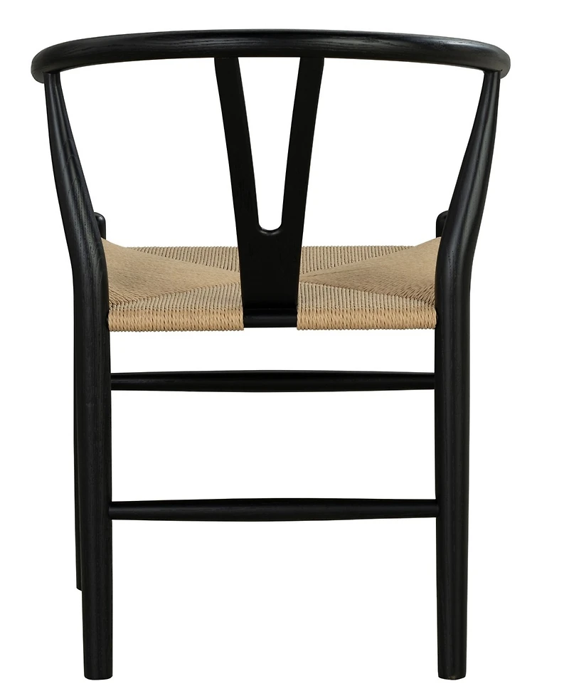 Furniture of America 2-Pc. Farre Solid Wood Rounded Side Chair Set
