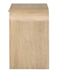 Furniture of America Elowyn 27" Solid Wood 1-Drawer Nightstand with Shelf