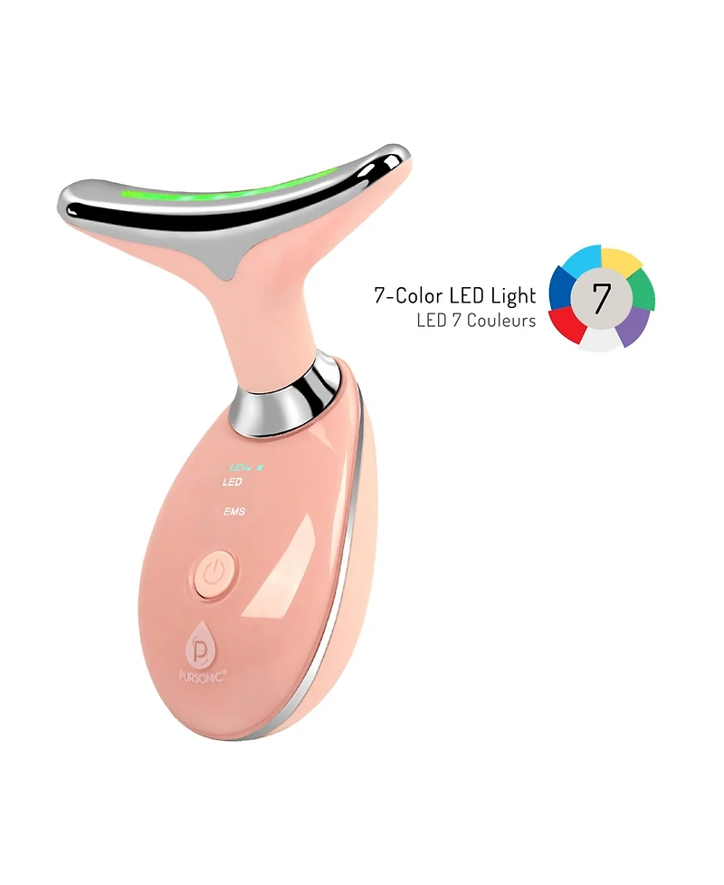 Pursonic 7-in-1 Radiance Wand – Led Light Therapy for Face & Neck Sculpting