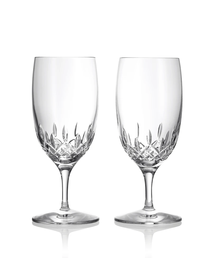Waterford Lismore Essence Iced Beverage 18oz, Set of 2