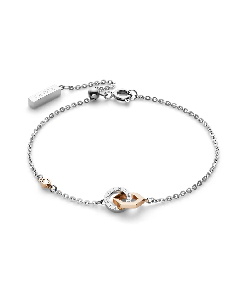 Olivia Burton Interlink Two Tone Stainless Steel Gift Set