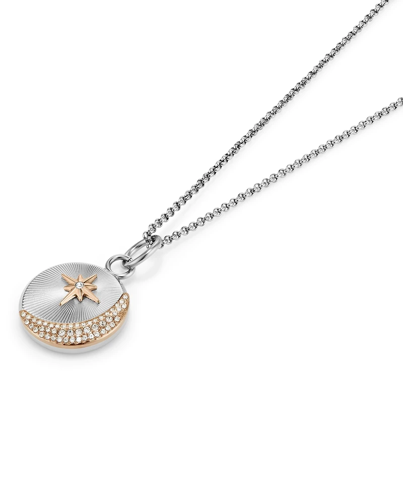 Olivia Burton Celestial Star Silver Tone Stainless Steel Necklace