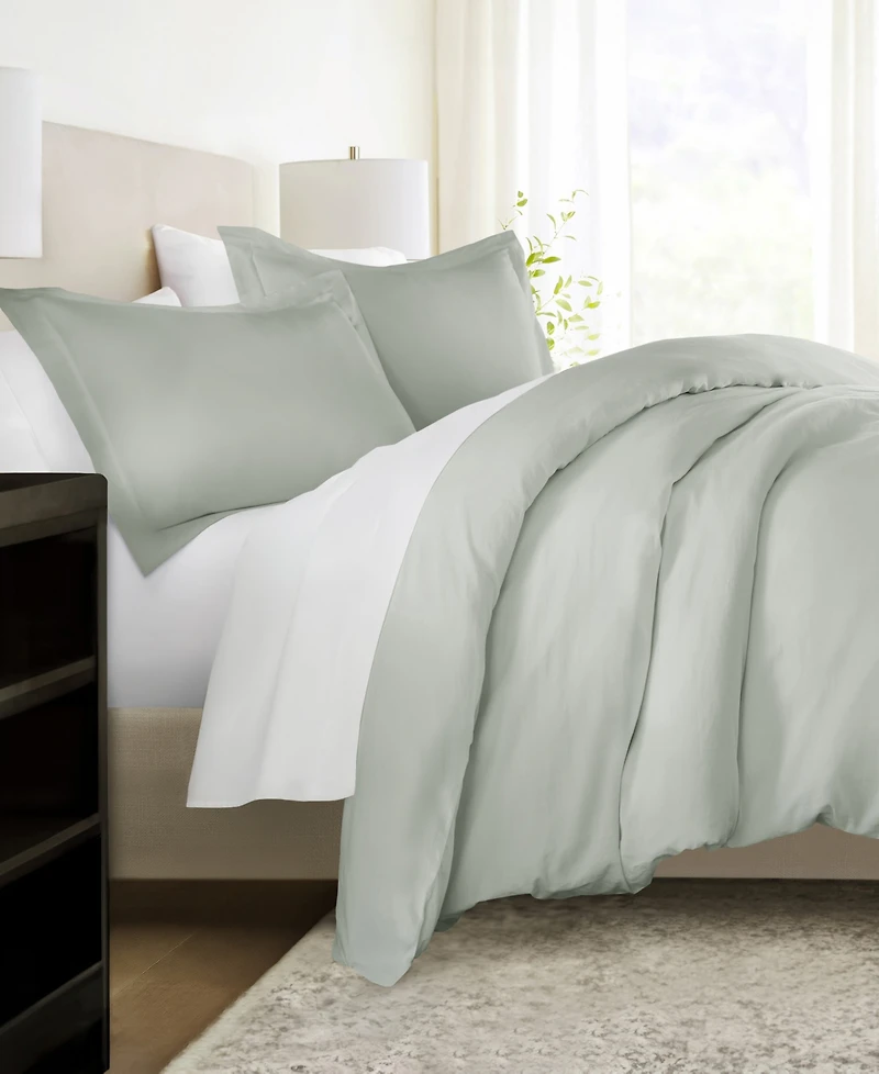 ienjoy Home Ultra Soft Brushed Cotton 3-Pc. Duvet Cover Set