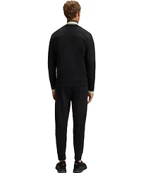 Boss by Hugo Men's Cotton-Blend Zip-Up Sweatshirt