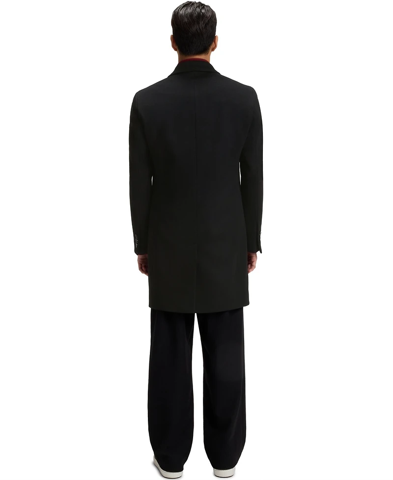 Boss by Hugo Men's Wool Blend Formal Coat