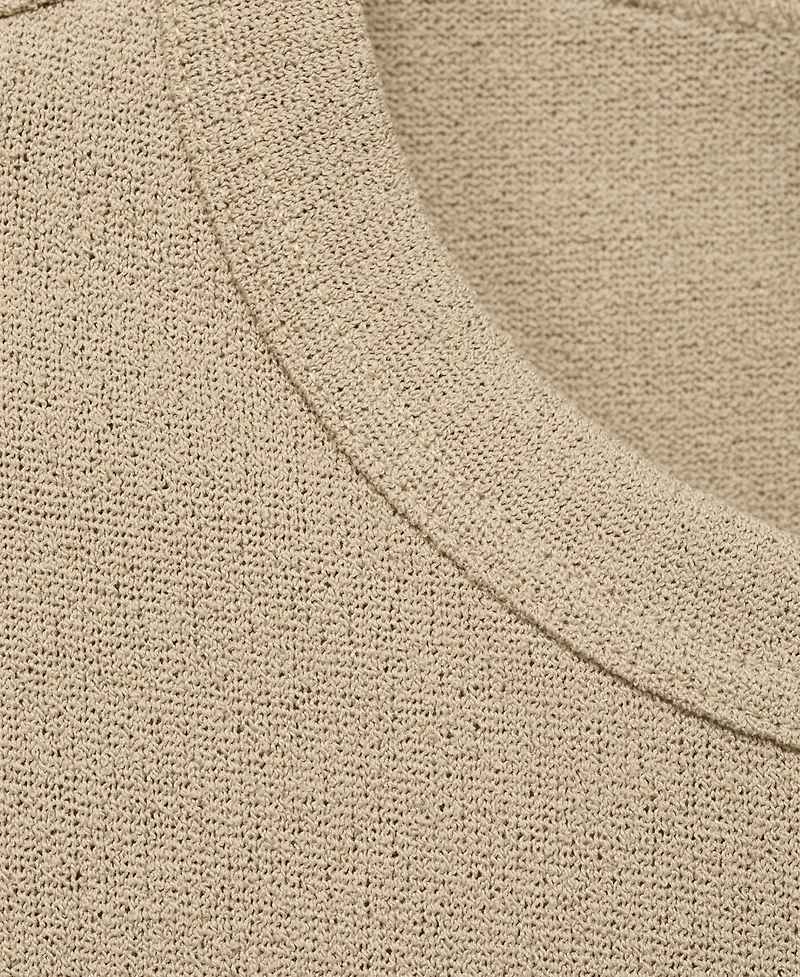 Mango Men's Fine-Knit T-Shirt