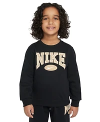Nike Little Boys Gameday Essentials 2-Piece Crewneck Sweatshirt and Pants Set