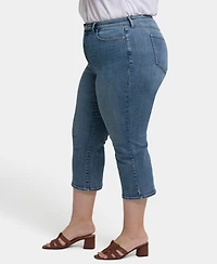 Nydj Plus Joni Relaxed Capri Jeans