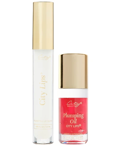 City Beauty City Lips Plumping Lip Gloss and Lip Oil