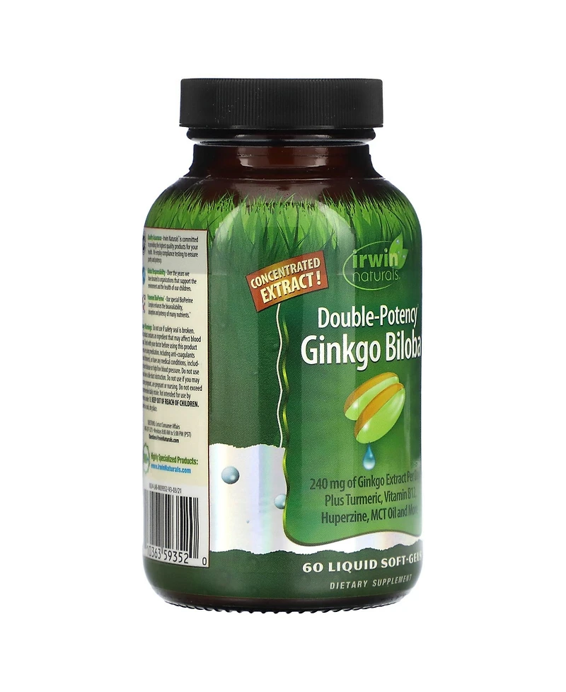 Irwin Naturals Ginkgo Biloba Double-Potency
