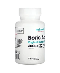Nutricost Women Boric Acid Vaginal Suppository 600 mg