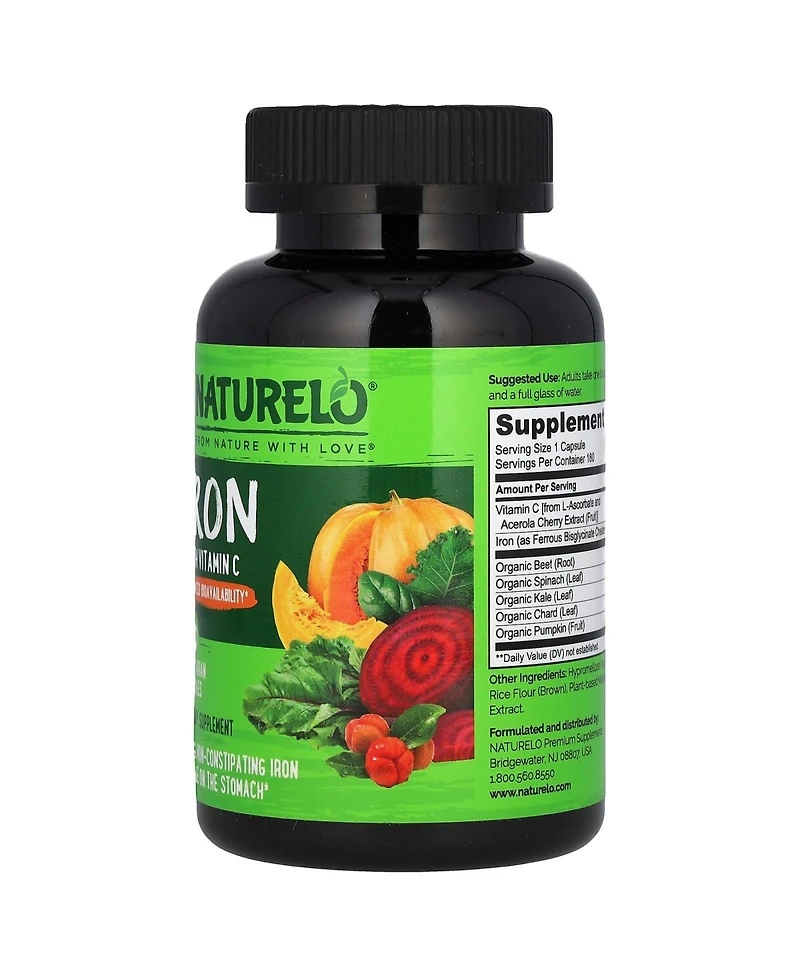 Naturelo Iron with Vitamin C
