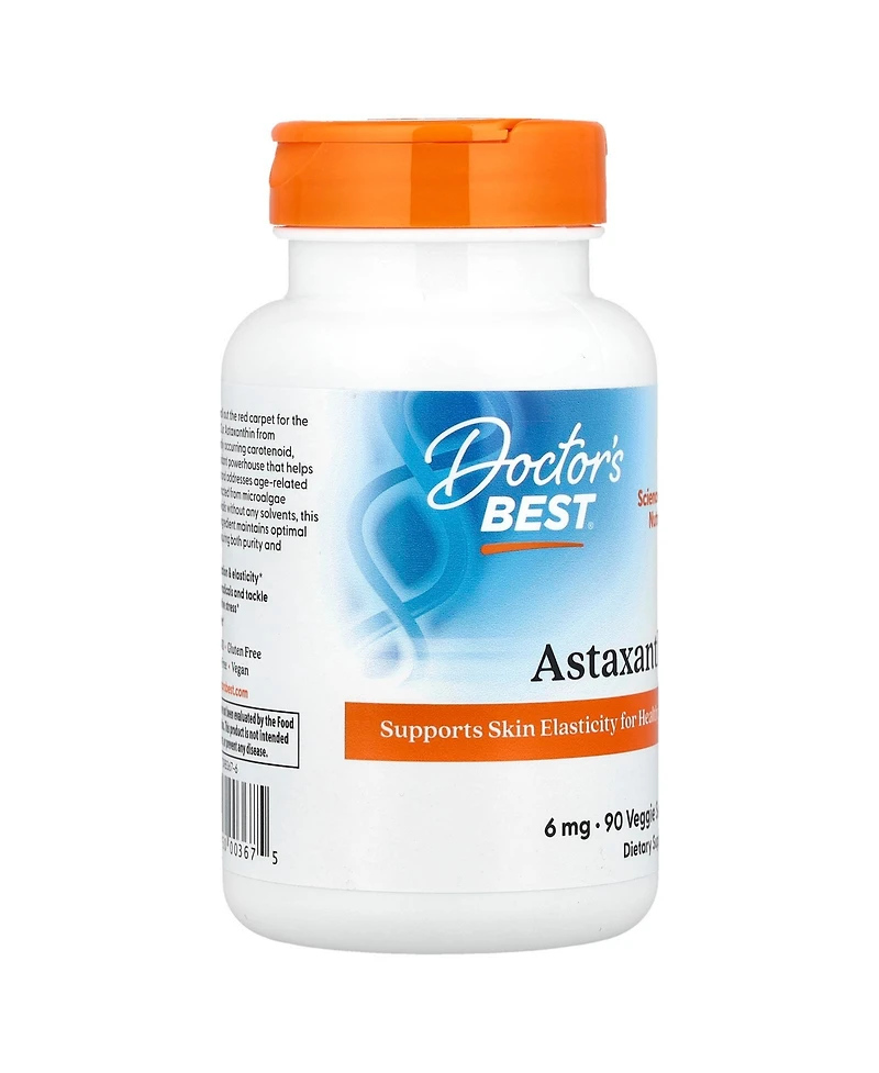 Doctor's Best Astaxanthin with AstaReal 6 mg - 90 Veggie Softgels