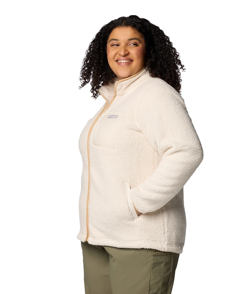 Columbia Plus Size West Bend Full Zip Ii Fleece Jacket
