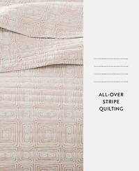 ienjoy Home Geometric Maze Reversible 3-Pc. Quilt Set, King/California King