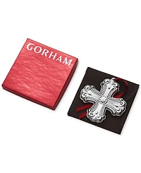 Gorham 2025 Sterling Silver Cross Ornament, 12th Edition