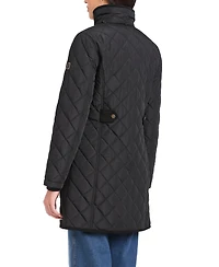 Vince Camuto Women's Long Mini Quilt Coat