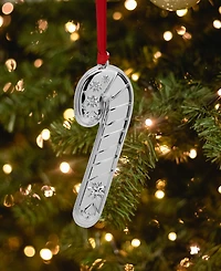 Wallace 2025 Sterling Silver Candy Cane Ornament, 18th Edition