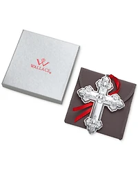 Wallace 2025 Sterling Silver Grande Baroque Cross Ornament, 30th Edition