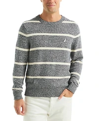 Nautica Men's Striped Crewneck Sweater