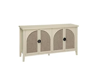 Casainc Rattan Storage Cabinet with 4 Door
