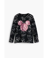 Desigual Girls Girls's Mickey sequin T-shirt