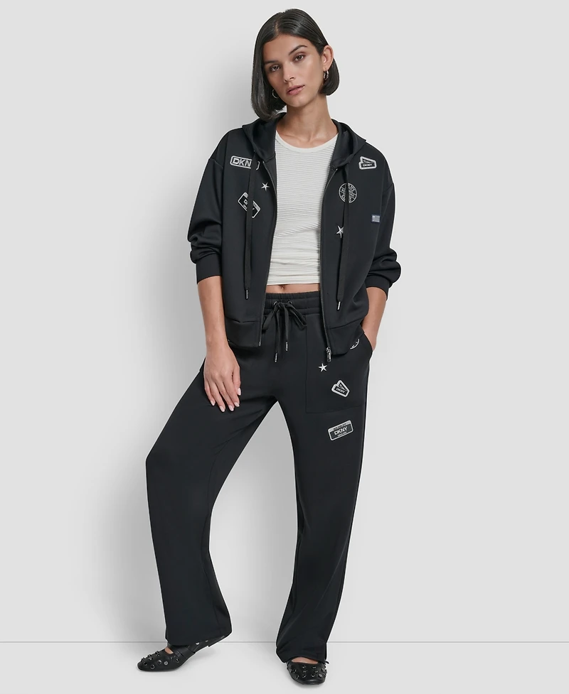Dkny Women's Long Sleeve Zip-Up Jacket