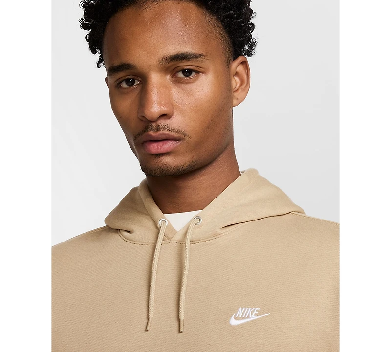 Nike Club Men's Pullover Fleece Logo Hoodie