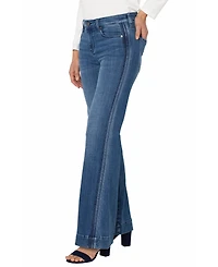 Liverpool Los Angeles Women's Hannah Flare Self Trim Jeans