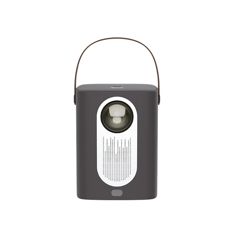 RadioShack Portable Home Projector with Handle for Indoor Streaming Full Hd with Hdmi Connection 1608005