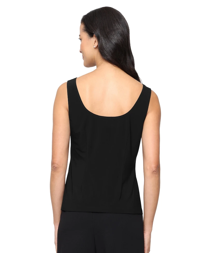 Alex Evenings Petite 3/4-Sleeve Textured Jacquard Twinset
