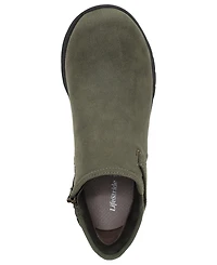 LifeStride Women's Gaze Washable Zipper Short Booties
