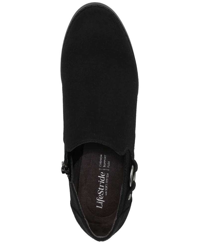 LifeStride Women's Brianna Zipper Short Booties