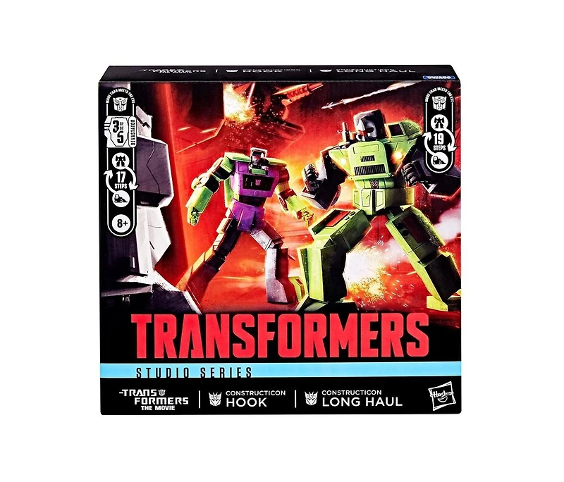 Transformers 86 Constructicons Long Haul and Hook Commander Class | Transformers Studio Series | Transformers: The Movie 86