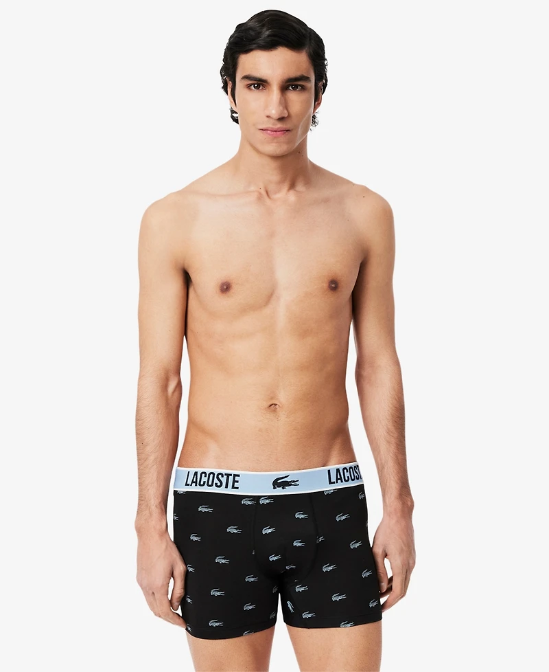 Lacoste Men's 3-Pack Microfiber Trunks