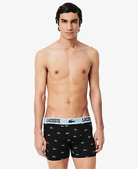 Lacoste Men's 3-Pack Microfiber Trunks