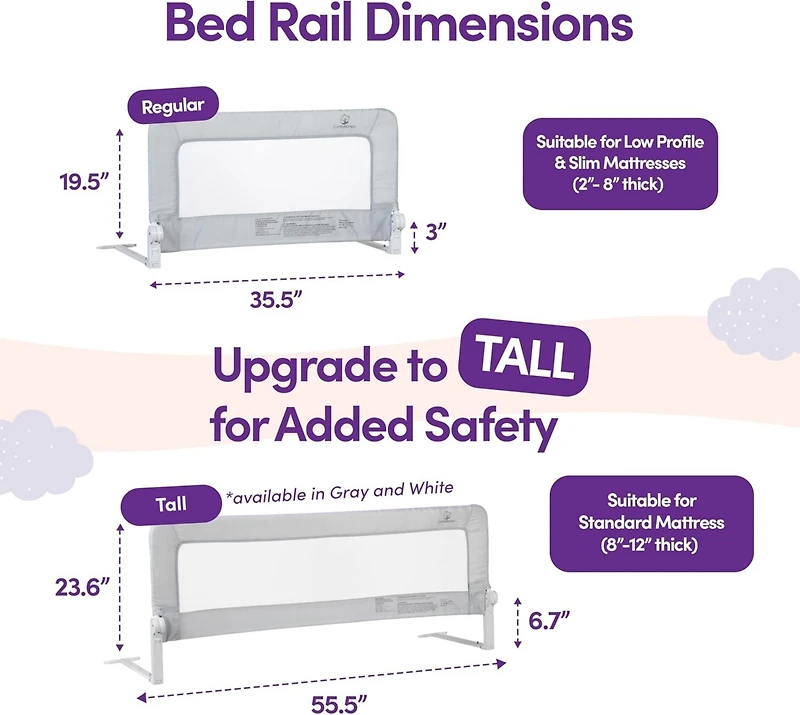 ComfyBumpy Kids Bed Rail