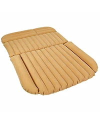 Akiudex inflatable suv air backseat mattress travel pad with pump camping