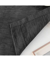 Awesome Home Cotton Blend Light Filtering Back Tab Curtains (2 Panels), 52"x108"