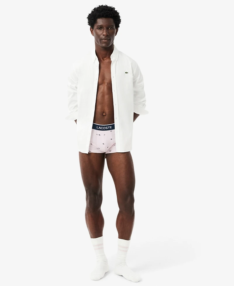 Lactose Men's 3-Pack Lifestyle All Over Print Trunks