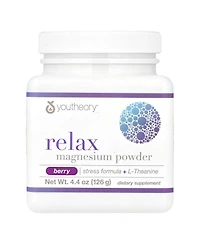 Youtheory Relax Magnesium Powder Berry