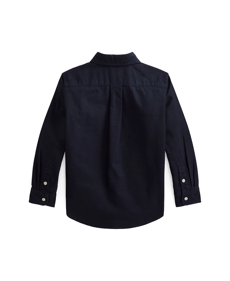 Polo Ralph Lauren Toddler and Little Boys Garment-Dyed Cotton Oxford Shirt