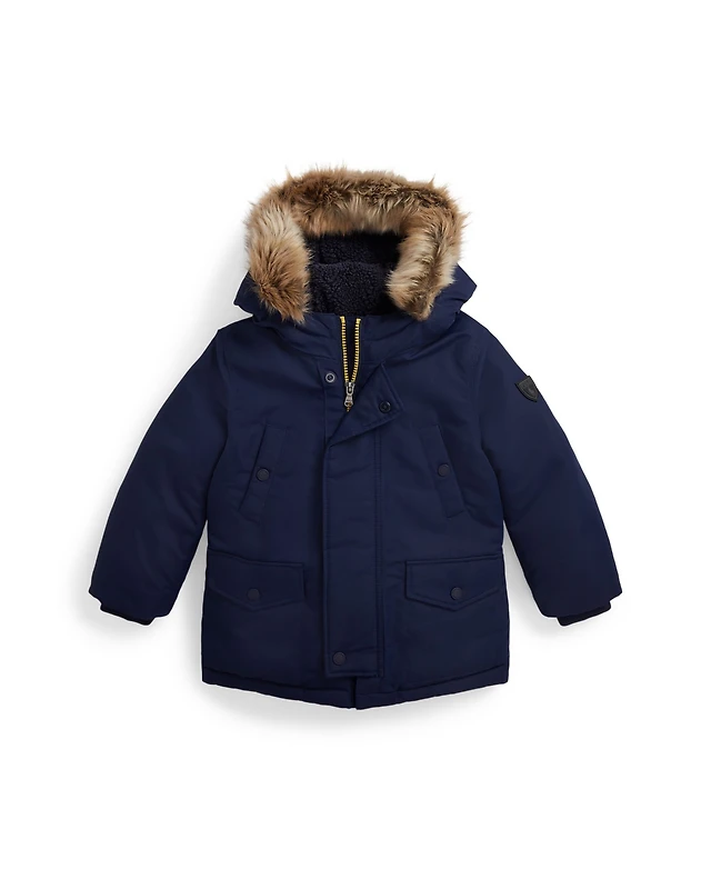 Shop Polo Ralph Lauren Toddler and Little Boys 2-7 Faux-Fur-Trim