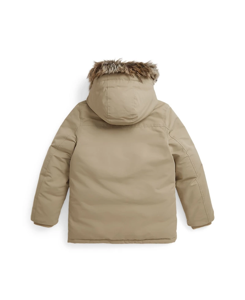 Polo Ralph Lauren Big Boys Faux-Fur-Trim Down Parka