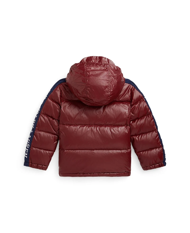 Polo Ralph Lauren Toddler and Little Boys Logo Down Hooded Jacket