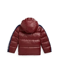 Polo Ralph Lauren Toddler and Little Boys Logo Down Hooded Jacket